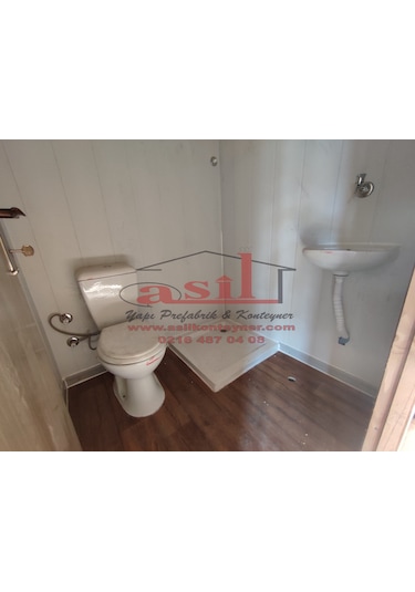 32 M² Loft Katlı, V Çatı + Verandalı Ahşap Desen Betopanlı Konut