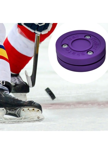 Homyl Roller Hokey Diski Uygulama Hediyesi Oyun Eğitimi Mor Mor