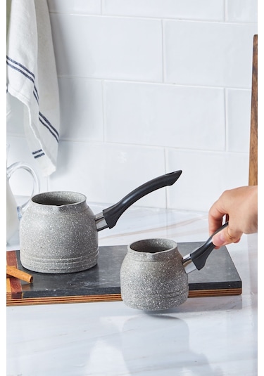 Karaca Darkstone 2li Cezve Seti  