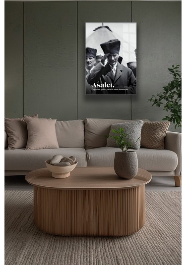 Atatürk Asalet Cam Tablo