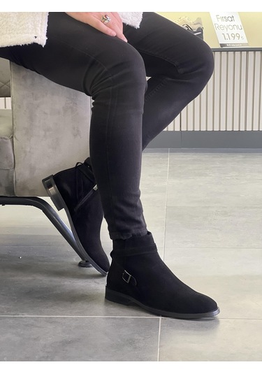 Lfr-p8001 Suet Merdane Bot Siyah Siyah