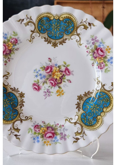 Berkeley Nurantik Bone China England Pasta Tabağı Sarı