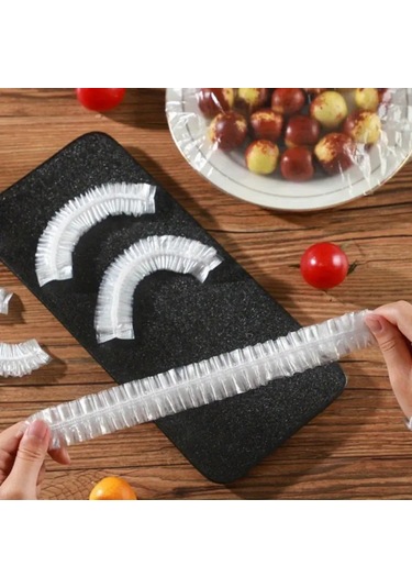 Porsima Pbt-120 Tek Kullanımlık Yıyecek Koruyucu 100 Ad Şeffaf