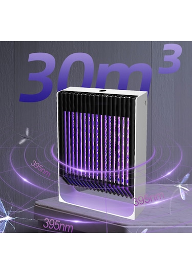 Tenfowee Elektrikli Sivrisinek Öldürücü Lamba: Bebek Dostu, Duvara Monte Edilebilir, Usb-c Şarjlı, 30 M² Etkili