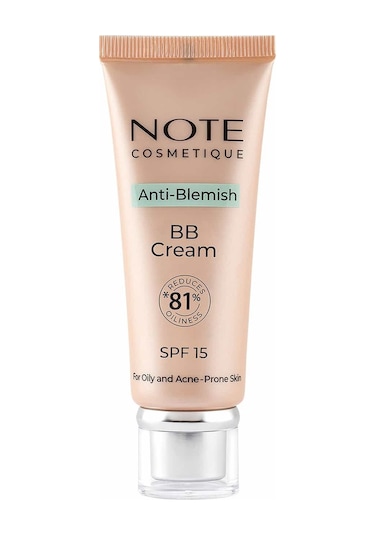 Note Cosmetics Cosmetique Anti-Blemish Akneye Yatkın Ciltler İçin BB Krem SPF15 03