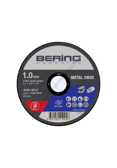 Bering 115x1.00 Mm İnox Kesme Taşı 25 Adet