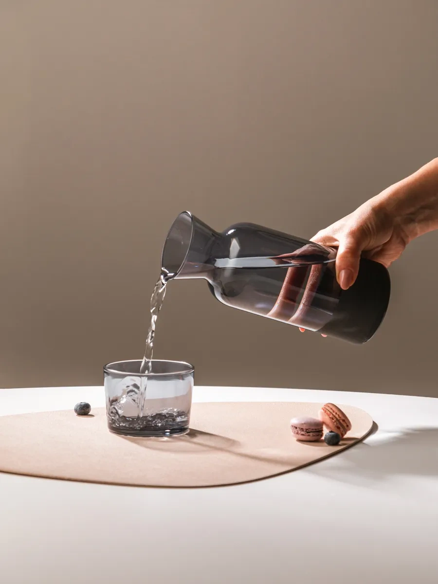 Lefard Mat&shıny 700 Ml Su Sürahisi Kapaklı Ve Bardağıyla 170418065