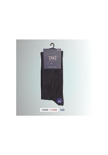 Twisocks Pamuk Soket Düz Karışık Çorap 12'li - Karışık Gri