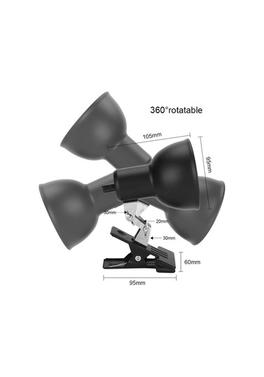 Yaozixa Sürüngenler İçin Isıtıcı Lambası - D3 Sentetizi, Kalsiyum Emilimi - E27 Vida, Aydınlatıcı + Isıtıcı Fonksiyonu 75w, Avrupa Standartı Diğer