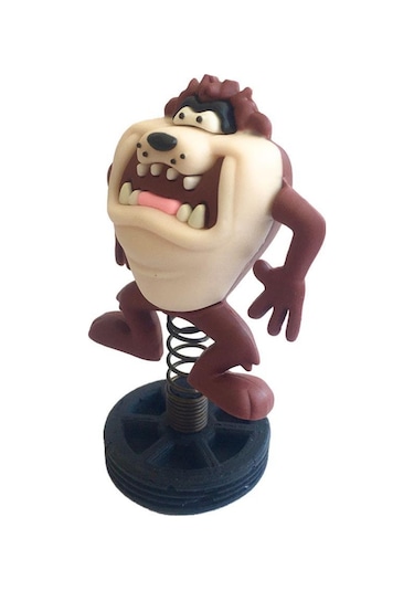 Zıp Zıp Oyuncak Tazmanya Canavarı Yaylı Her Yöne Sallanan