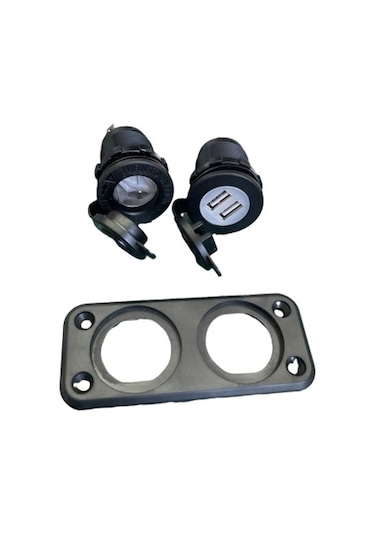 2.1 A Harici 2 Li USB Yuvası ve Çakmak Soketi Girişi 2 Li  12Volt