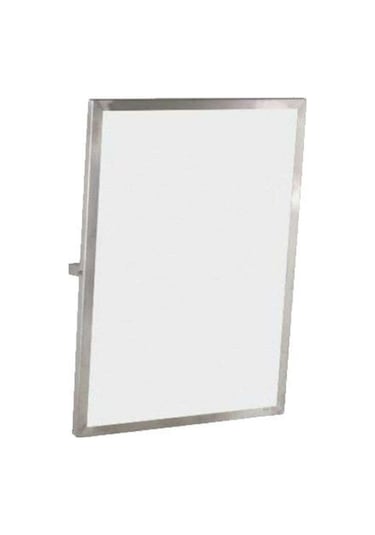 Paslanmaz Çerçeveli Ayarlanabilir Kulplu Engelli Aynası Gri