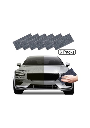Fortunelane 6 Adet Araba Yıkanma Bezi - Kırık Lekeler Giderici - Boya Bakımı İçin Tüm Renkler Uygun