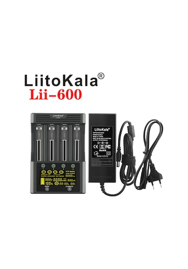 Geeksen lii-600 Akıllı Li-ion Pil Şarj Cihazı USB Şarj Cihazı Avrupa Standardı