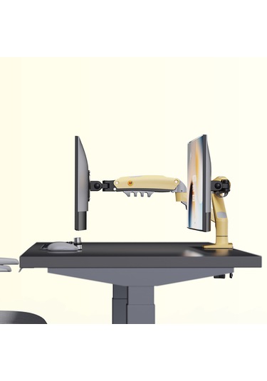 North Bayou Nb F80 Lav Sarısı 17-30" Amortisörlü 2-9 Kg Monitör Standı