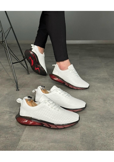 Luiz Paulo %100 Hakiki Deri Ortopedik Erkek Yürüyüş Casual Balon Taban El Yapımı Spor Ayakkabı Beyaz Luiz Paulo %100 Hakiki Deri Ortopedik Erkek Yürüyüş Casual Balon Taban El Yapımı Spor Ayakkabı Beyaz