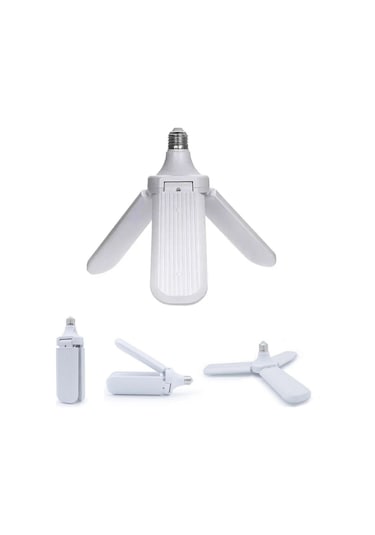 3 Kollu Pervane Modeli Beyaz Led Lamba Ampul 24w - E27 5365