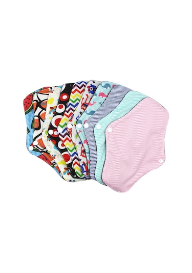 Yvonne Kadın Hijyenik Elyaf Su Geçirmez Regl Pedi Yıkanabilir Yeniden Kullanılabilir