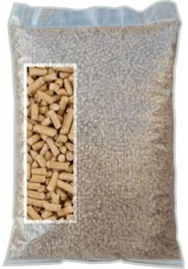 Şeffaf Çuval 6 MM Çam Peleti Kedi Kumu 25 KG