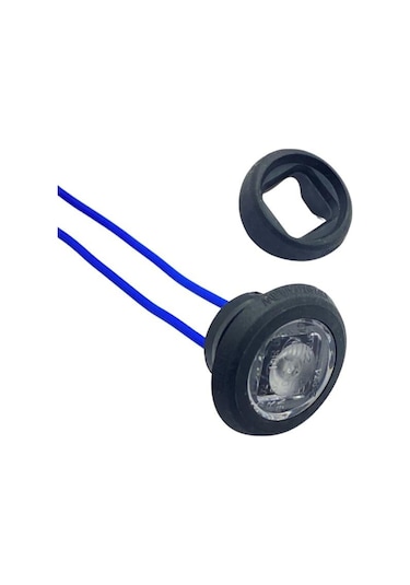 Frıstom 12v-24v Göz-ayna Altı-gündüz Sürüş Lambası Led Mavi Çap:20 Mm E9