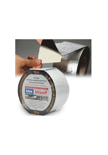 Btm Bitüself Oto Ses Yalıtım Bantı 30 Cm X 10 Metre Aluminyum