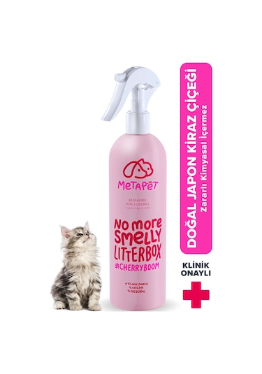 Metapet Doğal Kedi Kumu Tuvaleti Koku Giderici 400 ML