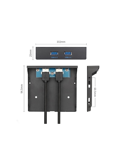 Sones 2 Portlu Usb 3.0 Ön Panel Veri Merkezi