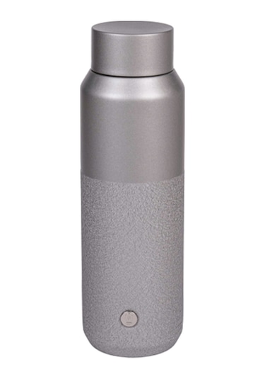 Gümüş Rengi Paslanmaz Çelik Metal Matara 550 ML Kapaklı No:98