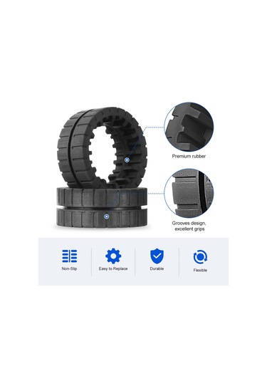 Sointeresting Irobot Braava Jet M6 6110 6012 6112 6113 İçin Kaymayan Yedek Tekerlek Lastikleri Ultimate Robot Mop