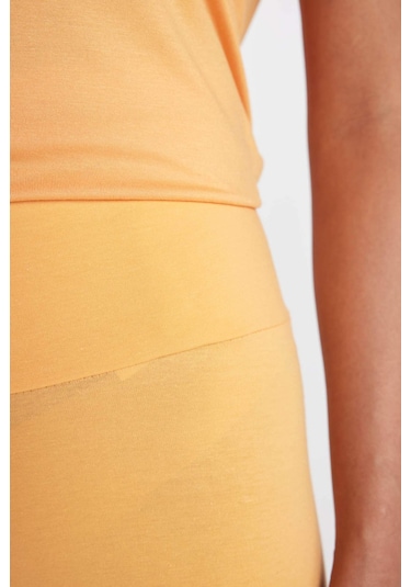 DeFactoFit Biker Beli Saran Sporcu Tayt B9544AX24SMOG607