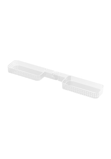 Suntek Duş Köşe Raf Depolama Mutfak Yurt Otel Kullanımı Kolay Banyo Raf Temizle Beyaz