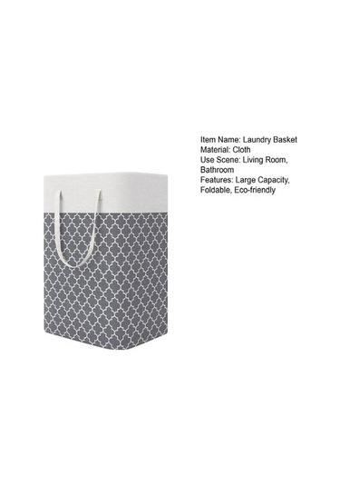 Novahub Siyah Çamaşır Torbası, Ev Organizasyon Bezi, Fener Baskı Kirli Çamaşır Depolama Organizatör, Çamaşır Odası İçin Siyah