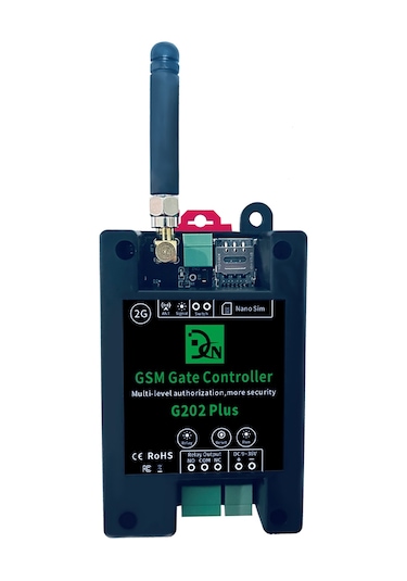 Gsm Kapı Kapısı Açıcı Uzaktan Açma/kapama Röle Anahtarı Siyah