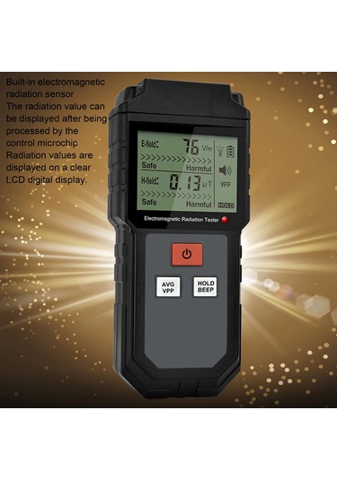 Elektromanyetik Radyasyon Dedektörü Dış Mekan İçin Taşınabilir