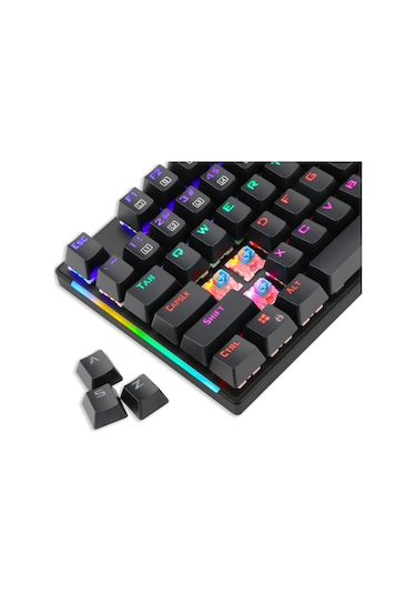 T-dagger Naxos, T-tgk310-bl, Usb Kablolu, Türkçe Q, Rainbow Backl