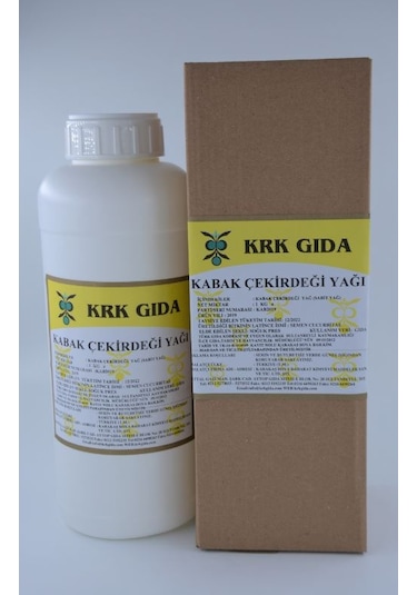 Krk Gıda Kabak Çekirdeği Yağı 1 KG