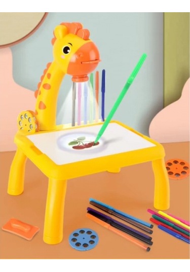 Zürafa Tasarımlı Projeksiyonlu Boyama Tahtası