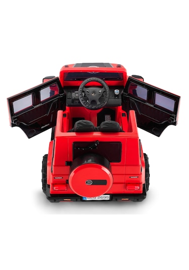 Baby2go 2695 Safari Akülü Araba 12 Volt / Kırmızı Kırmızı