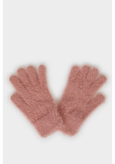 Defacto Kız Çocuk Triko Eldiven A6604a825wnpn1 Pembe
