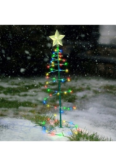 Dancemonkey Noel Ağacı Işıkları, Su Geçirmez Bahçe Aydınlatma Çok Renkli
