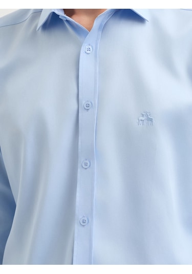 Karaca Erkek Slım Fıt Gömlek-açık Mavi 11.25s.04.300 Açik Mavi