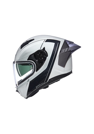 Nolan N60.6 Sport Mesmerico Kapalı Kask 341 Beyaz - Siyah