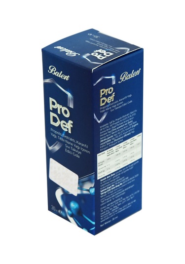 Prodef Propolis Ekstraktı Karanfil Ve Nane Yağlı Takviye Edici Gıda