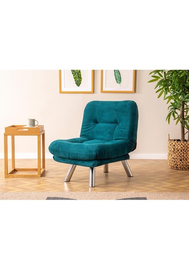 Pafu Hippo Yataklı Tekli Koltuk - Petrol Petrol