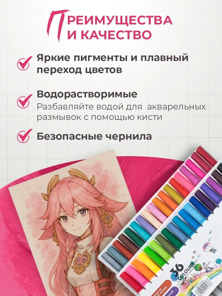 60'lı Sketç Ve Çizim İçin Suluboya Kalemler 230405494