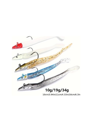 Fochsia 5 Adet Parlayan 4.33 İnç 22 Gram T Kuyruk Yumuşak Yem Suni Balık Yemi