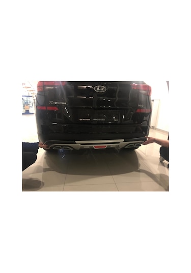 Autogp Hyundai Tucson Ön Arka Tampon Koruması Difüzör 2018 2019 2020 1.6 Kalın Tip Agp-grd-2692