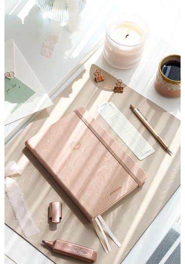 A5 Bullet Journal Noktalı Defter 140 Gr. 80 Yaprak Cappuccino Sütlü Kahve