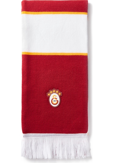 Gsstore Galatasaray 5 Yıldızlı Triko Atkı U252180 Beyaz