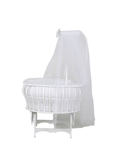 Setaymobilya Beşik, Hünkar Mdf Sallanan Beşik + Uyku Seti - Setay